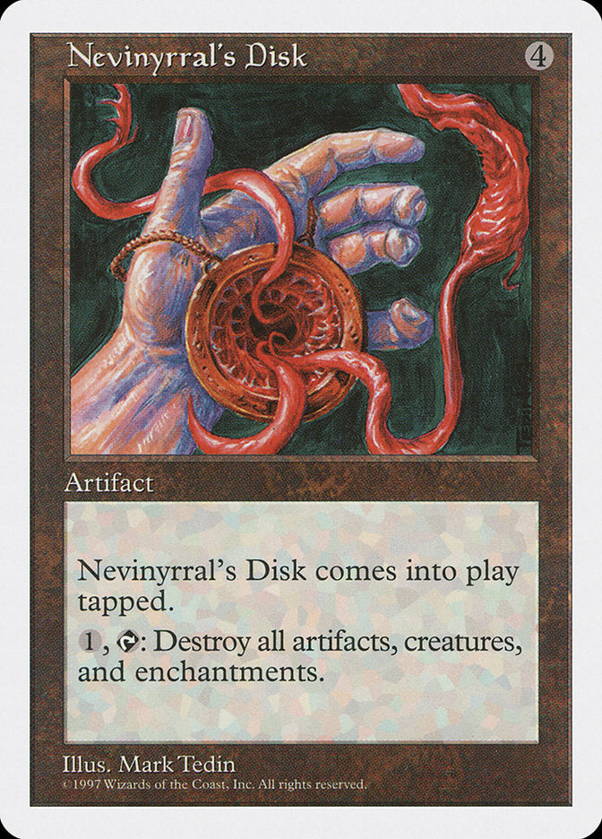 MTG Card Title: Nevinyrral's Disk 5ED/391