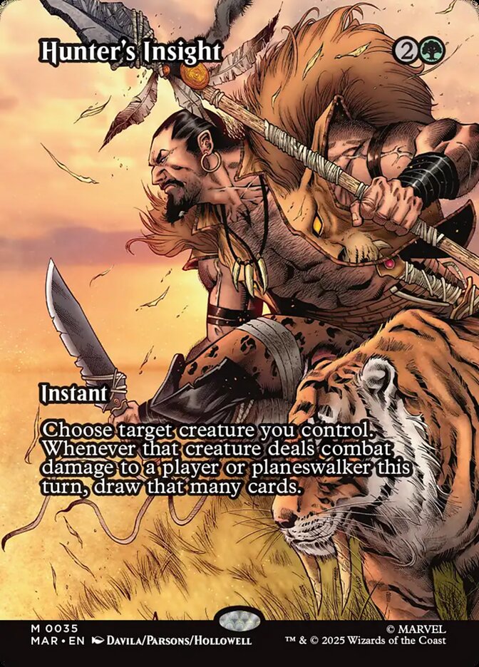 MTG Card Title: Hunter's Insight MAR/35