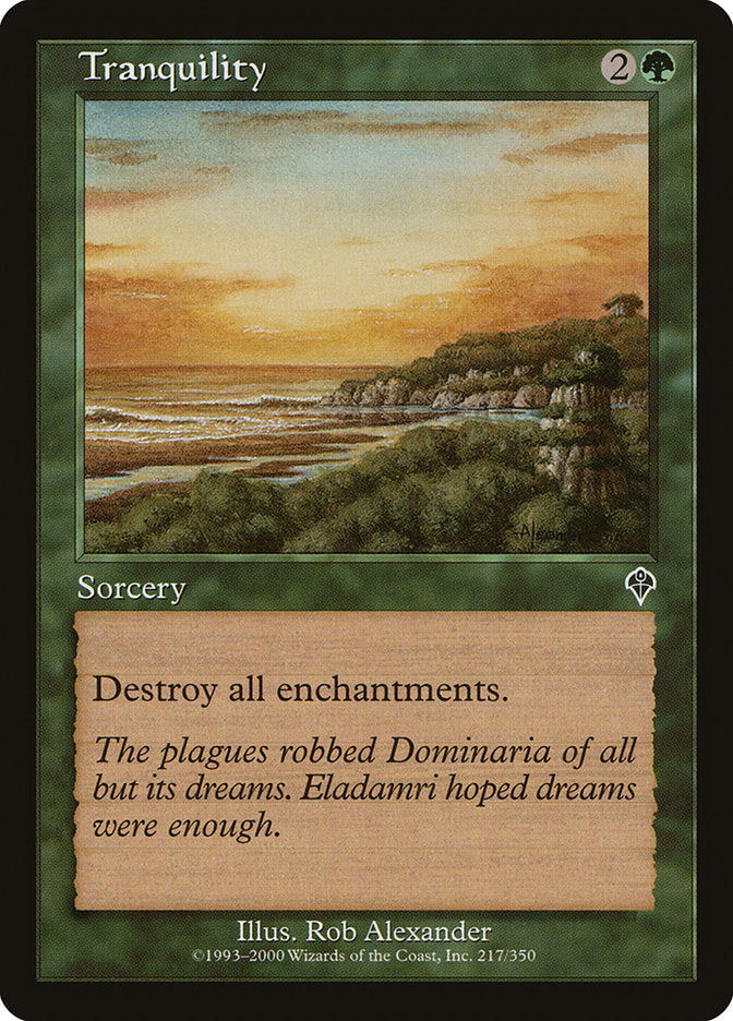 MTG Card Title: Tranquility INV/217