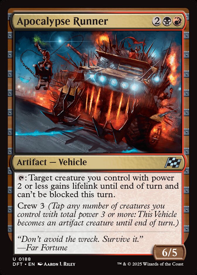 MTG Card Title: Apocalypse Runner DFT/188