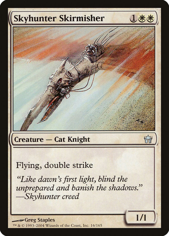 MTG Card Title: Skyhunter Skirmisher 5DN/16