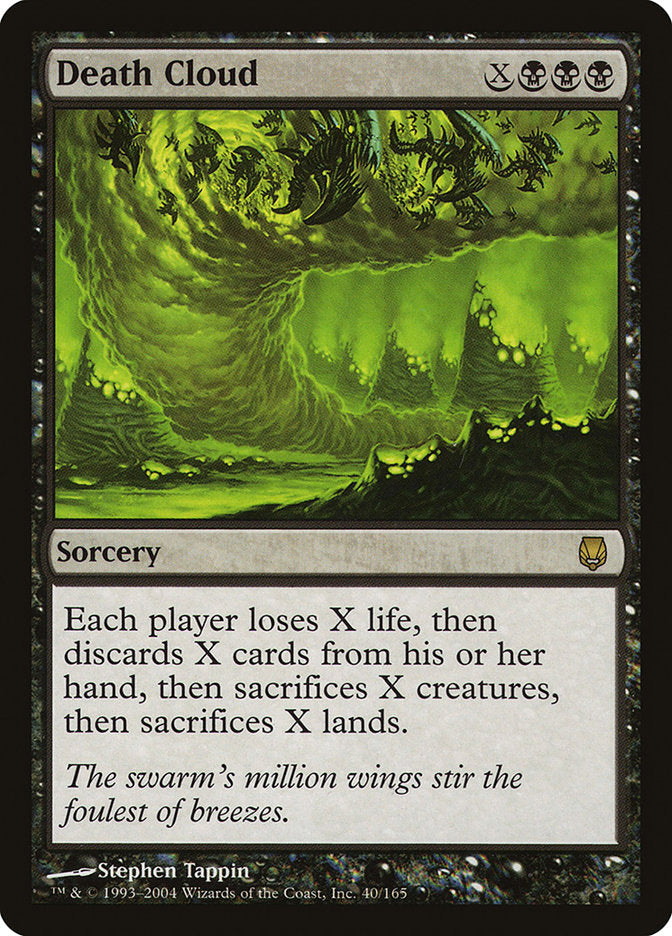 MTG Card Title: Death Cloud DST/40
