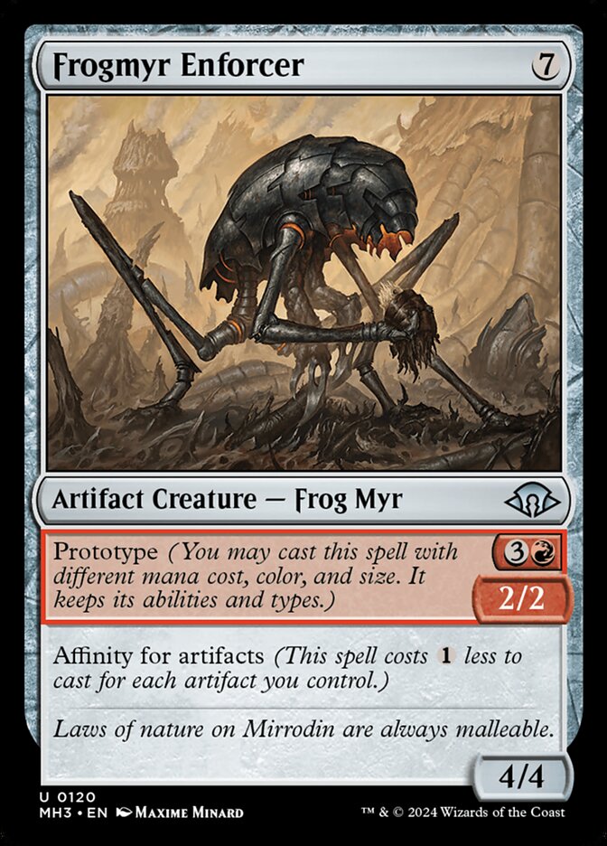 MTG Card Title: Frogmyr Enforcer MH3/120