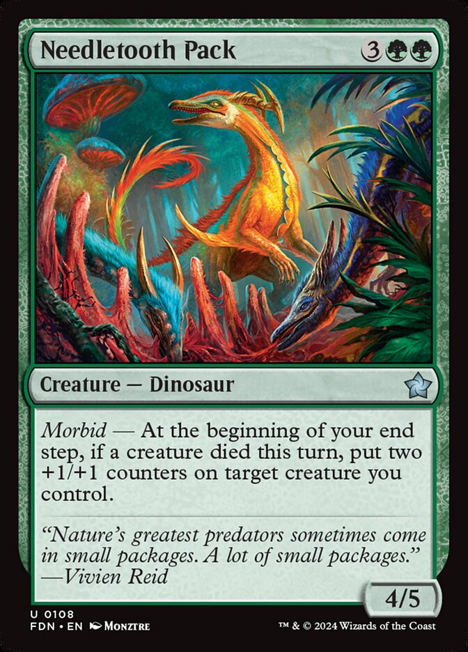MTG Card Title: Needletooth Pack FDN/108