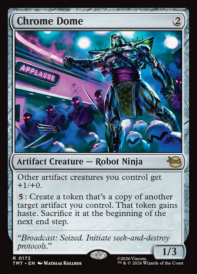 MTG Card Title: Chrome Dome TMT/172