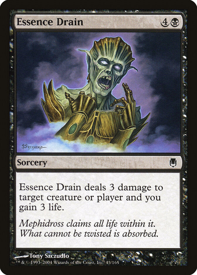 MTG Card Title: Essence Drain DST/43
