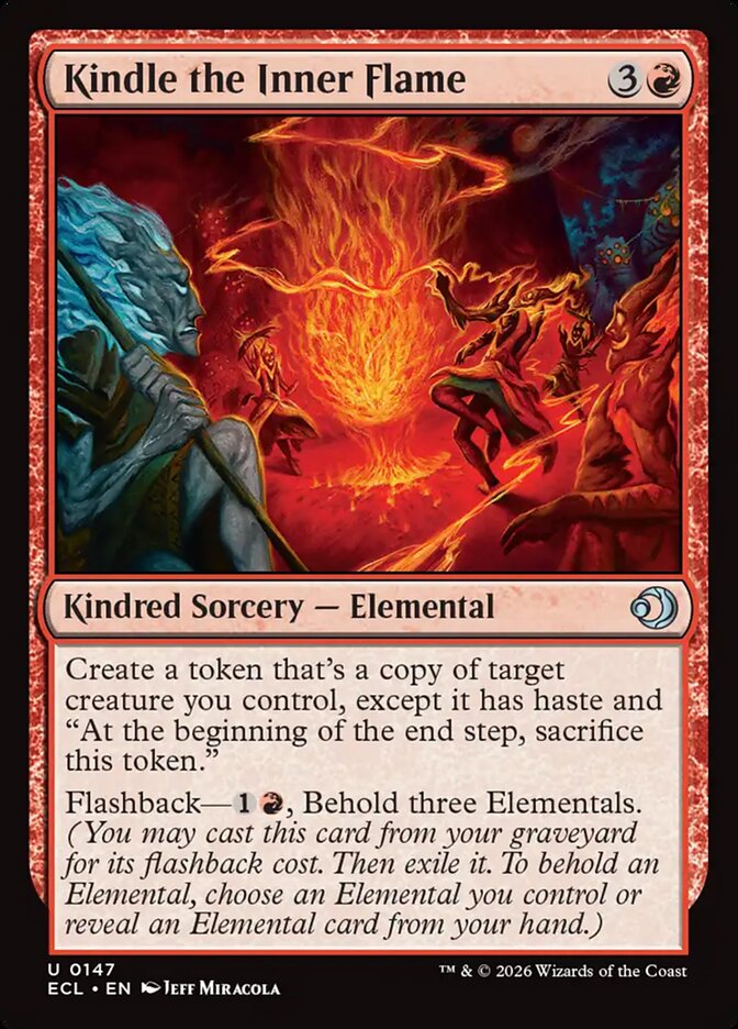 MTG Card Title: Kindle the Inner Flame ECL/147