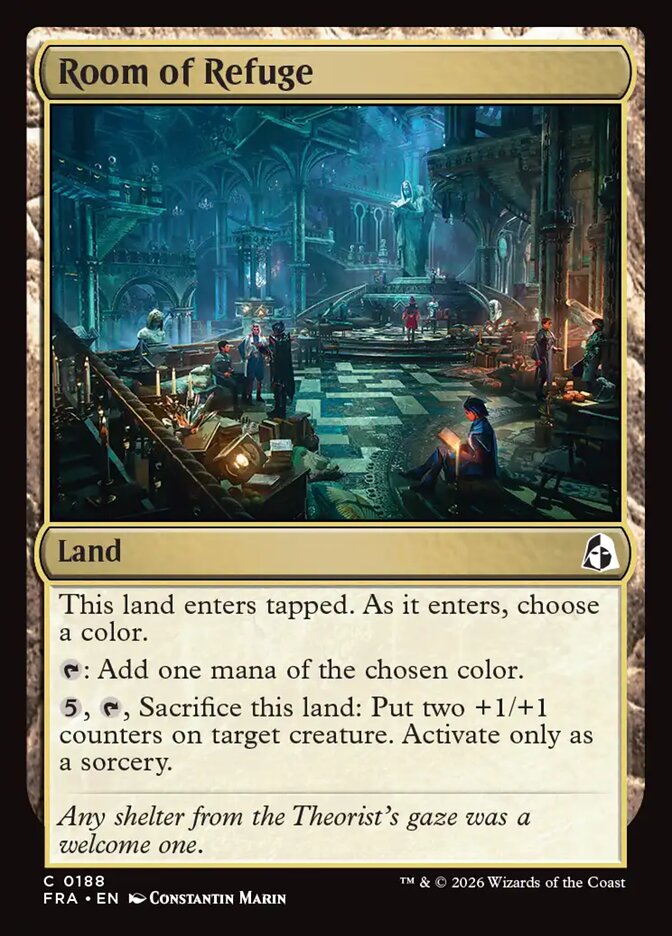 MTG Card Title: Room of Refuge FRA/188