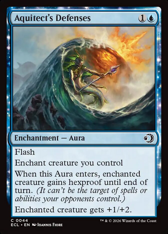 MTG Card Title: Aquitect's Defenses ECL/44
