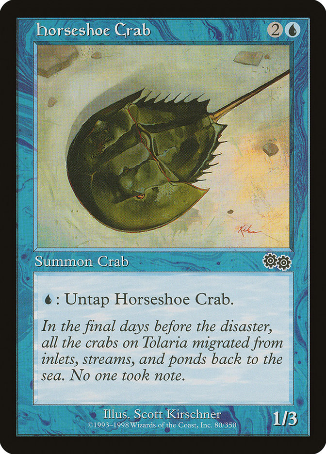 MTG Card Title: Horseshoe Crab USG/80