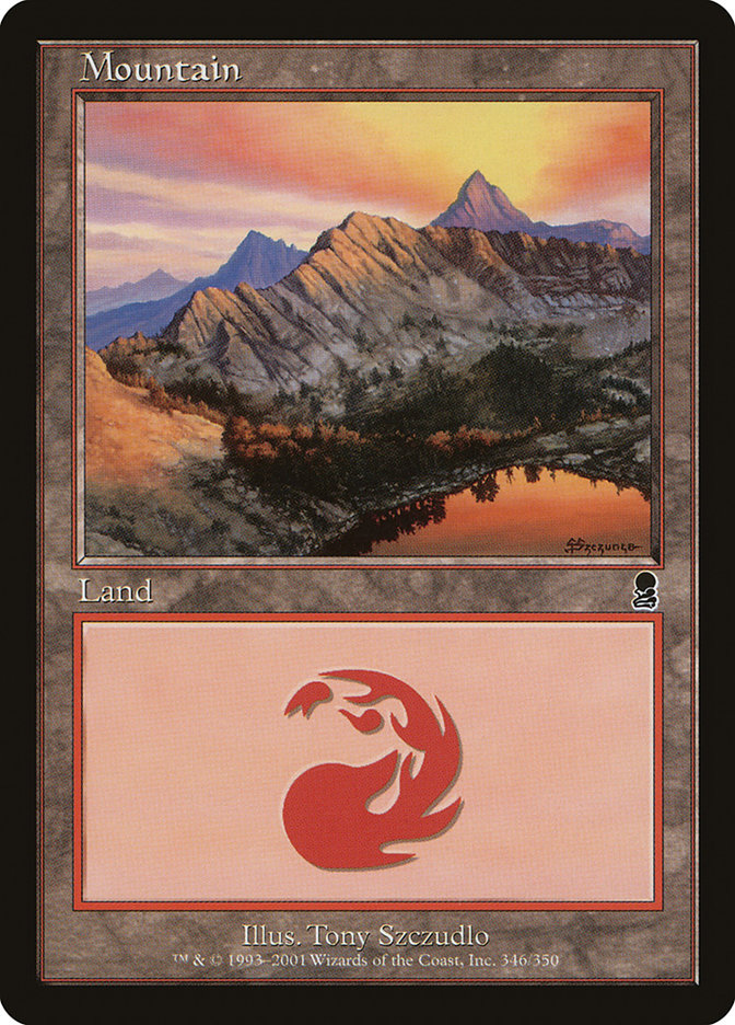 MTG Card Title: Mountain ODY/346