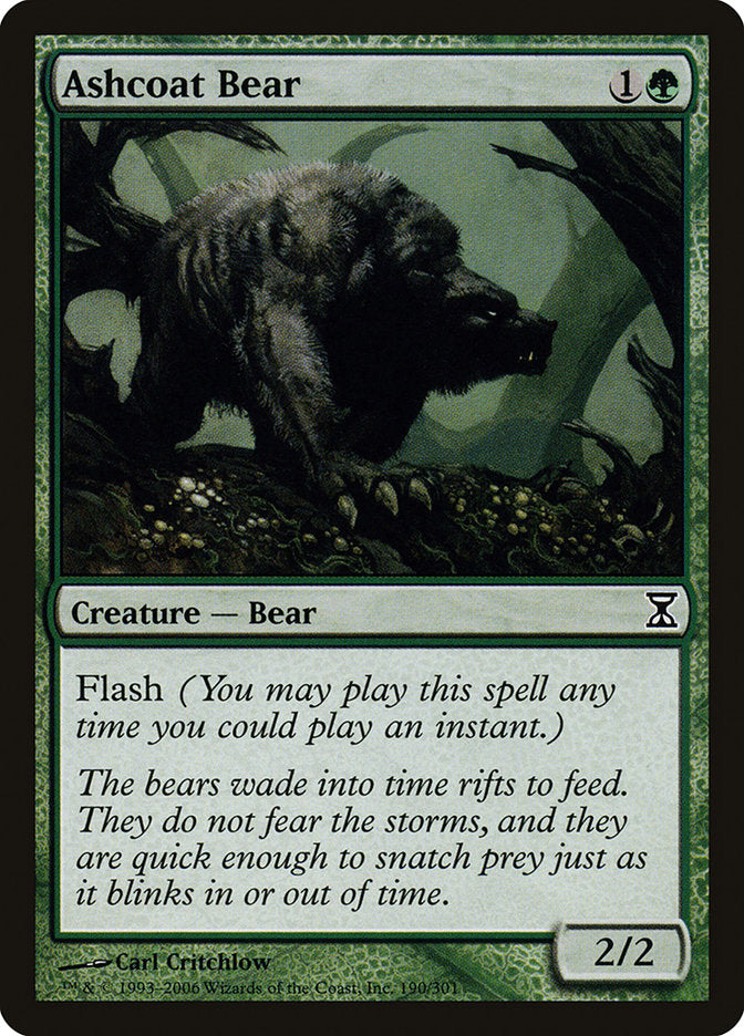 MTG Card Title: Ashcoat Bear TSP/190