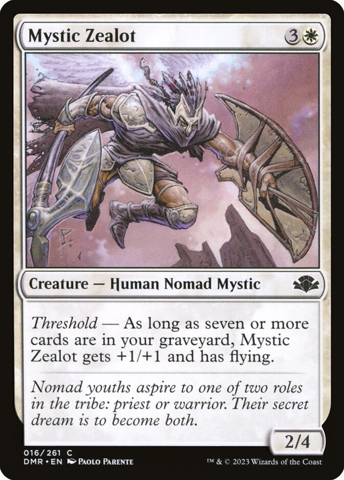 MTG Card Title: Mystic Zealot DMR/16