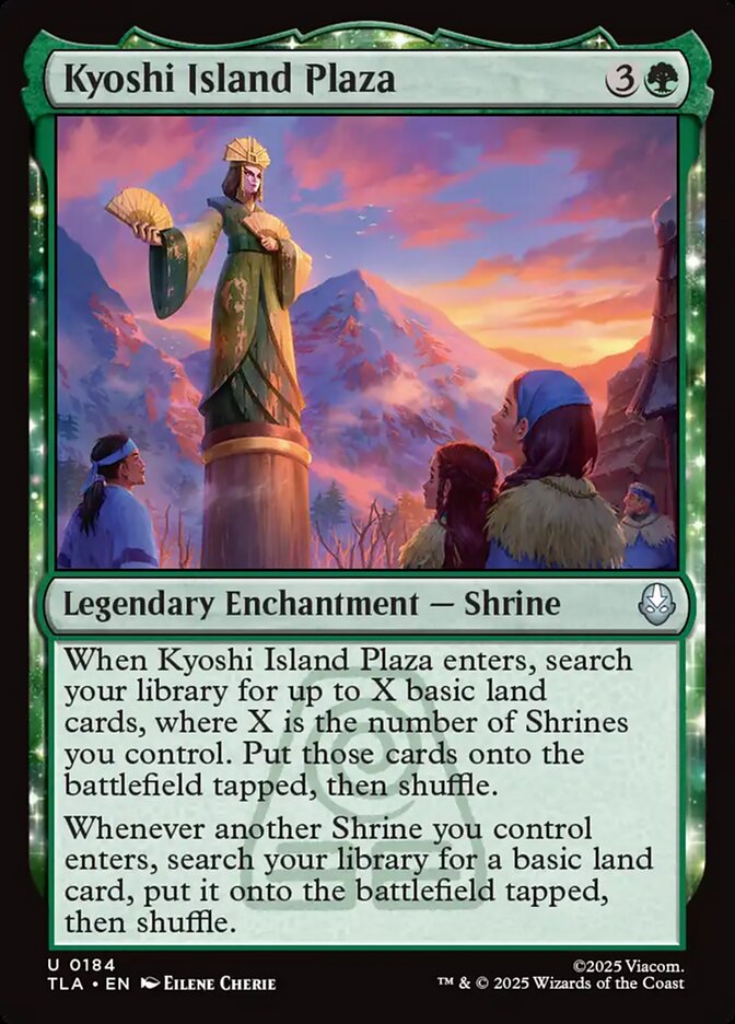 MTG Card Title: Kyoshi Island Plaza TLA/184