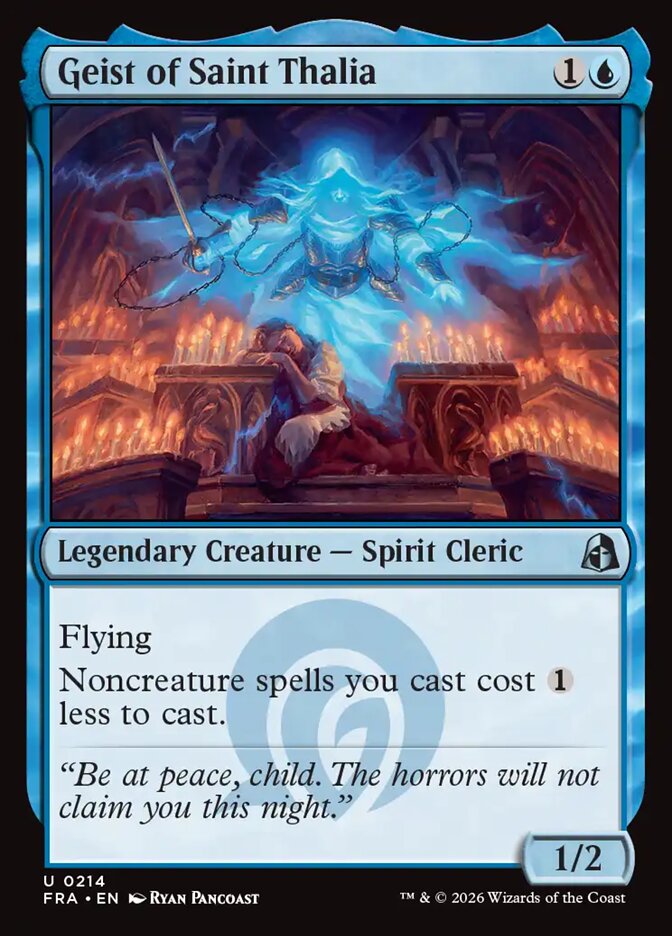 MTG Card Title: Geist of Saint Thalia FRA/214
