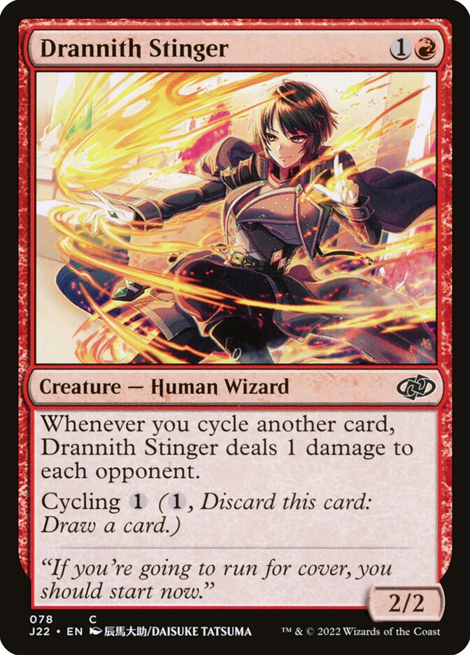 MTG Card Title: Drannith Stinger J22/78