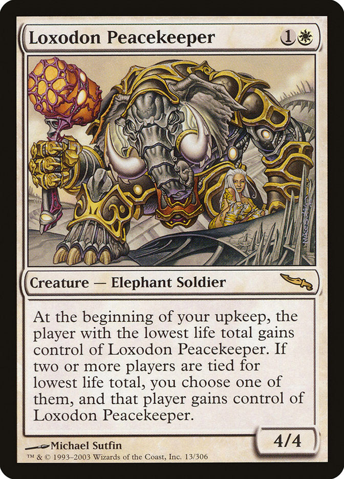 MTG Card Title: Loxodon Peacekeeper MRD/13