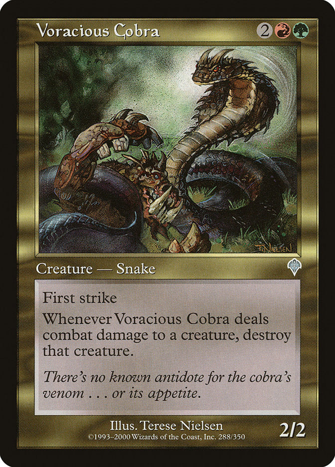 MTG Card Title: Voracious Cobra INV/288