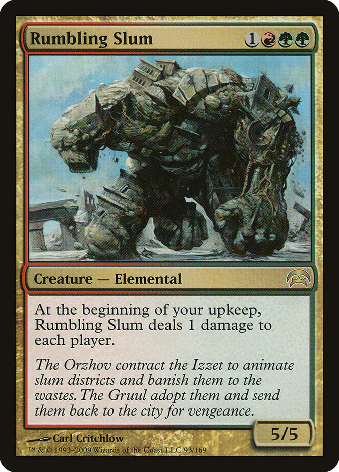 MTG Card Title: Rumbling Slum HOP/93