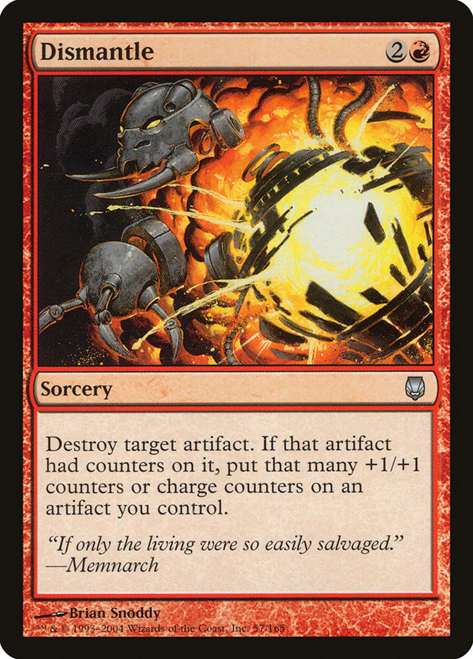 MTG Card Title: Dismantle DST/57