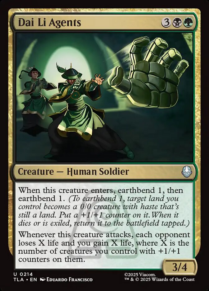 MTG Card Title: Dai Li Agents TLA/214