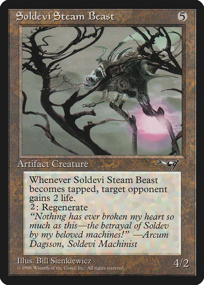MTG Card Title: Soldevi Steam Beast ALL/133b