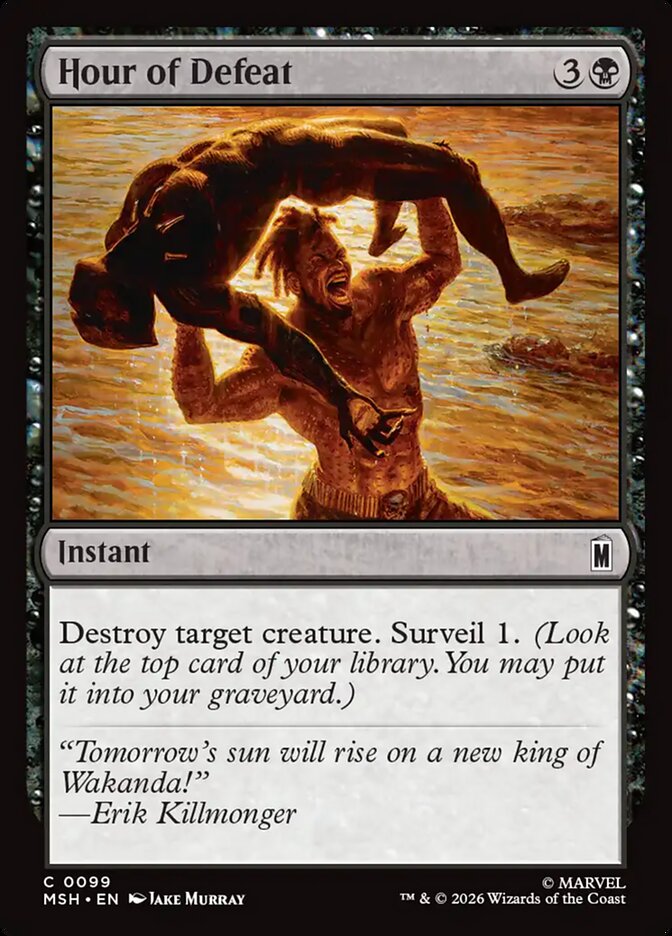 MTG Card Title: Hour of Defeat MSH/99