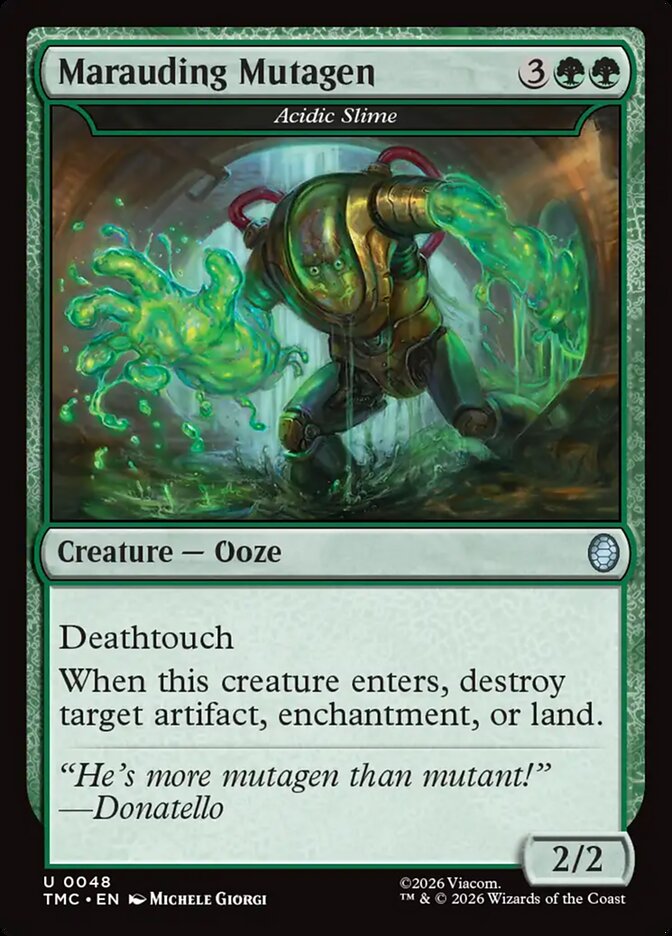 MTG Card Title: Acidic Slime TMC/48