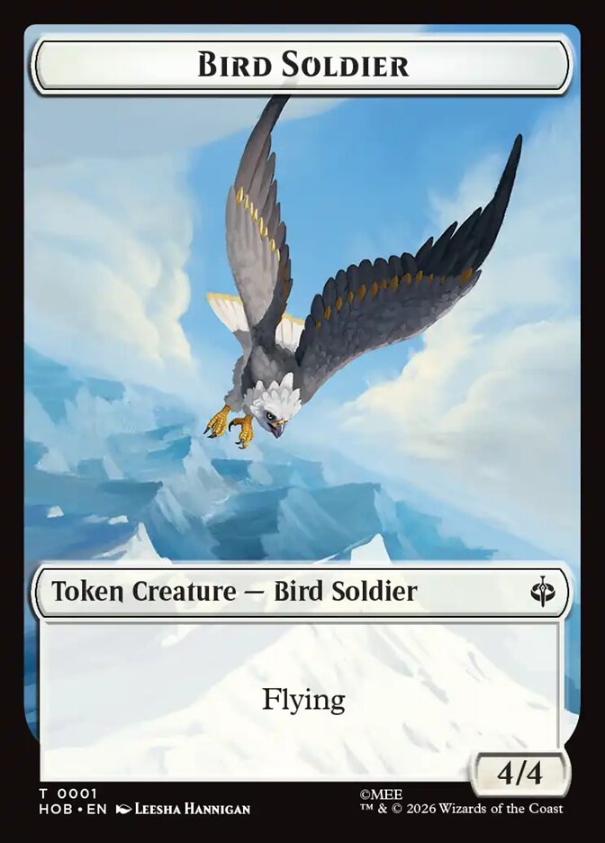 MTG Card Title: Bird Soldier THOB/1