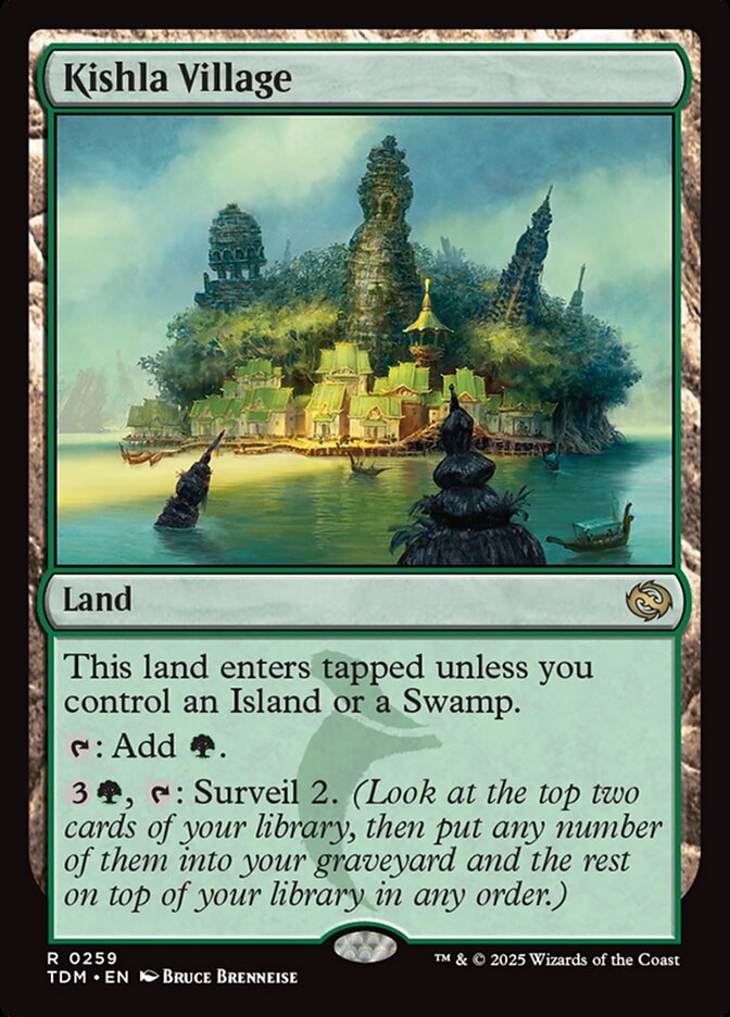 MTG Card Title: Kishla Village TDM/259