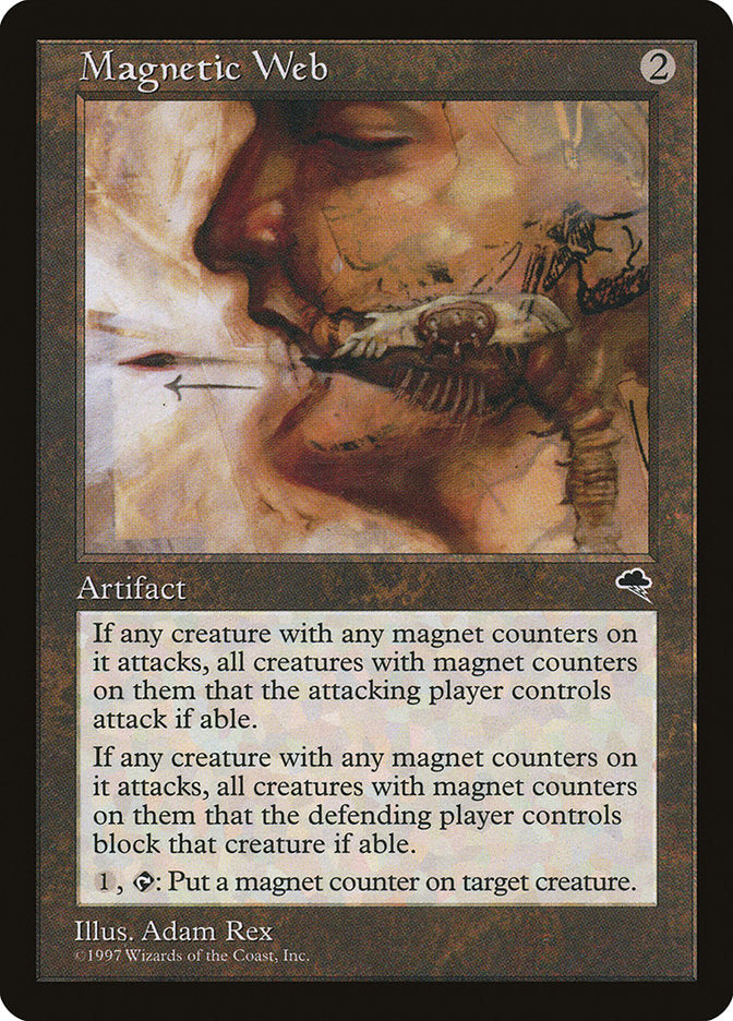 MTG Card Title: Magnetic Web TMP/295