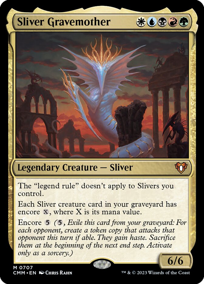 MTG Card Title: Sliver Gravemother CMM/707