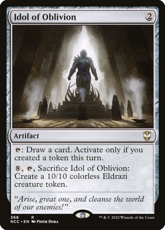 MTG Card Title: Idol of Oblivion NCC/368