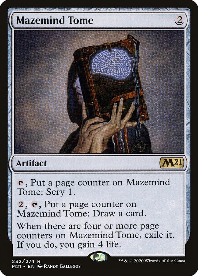 MTG Card Title: Mazemind Tome M21/232