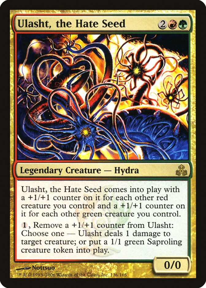 MTG Card Title: Ulasht, the Hate Seed GPT/136