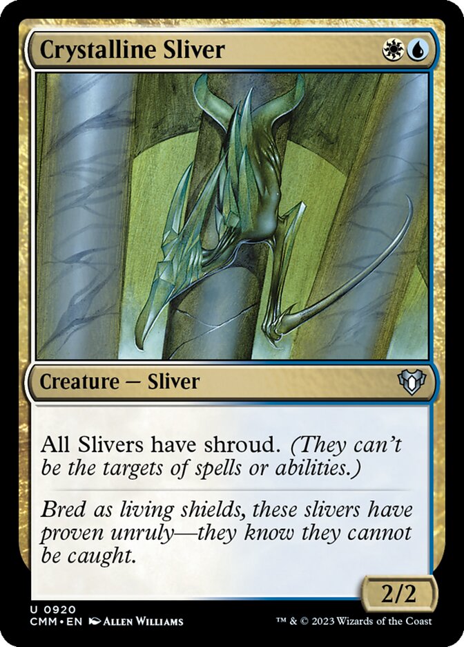 MTG Card Title: Crystalline Sliver CMM/920