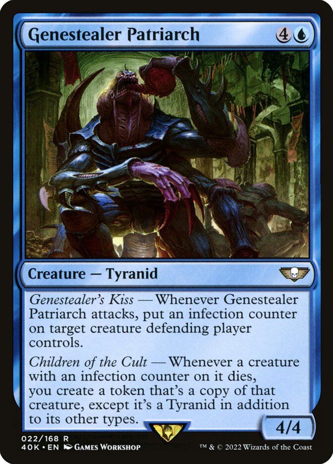 MTG Card Title: Genestealer Patriarch 40K/22