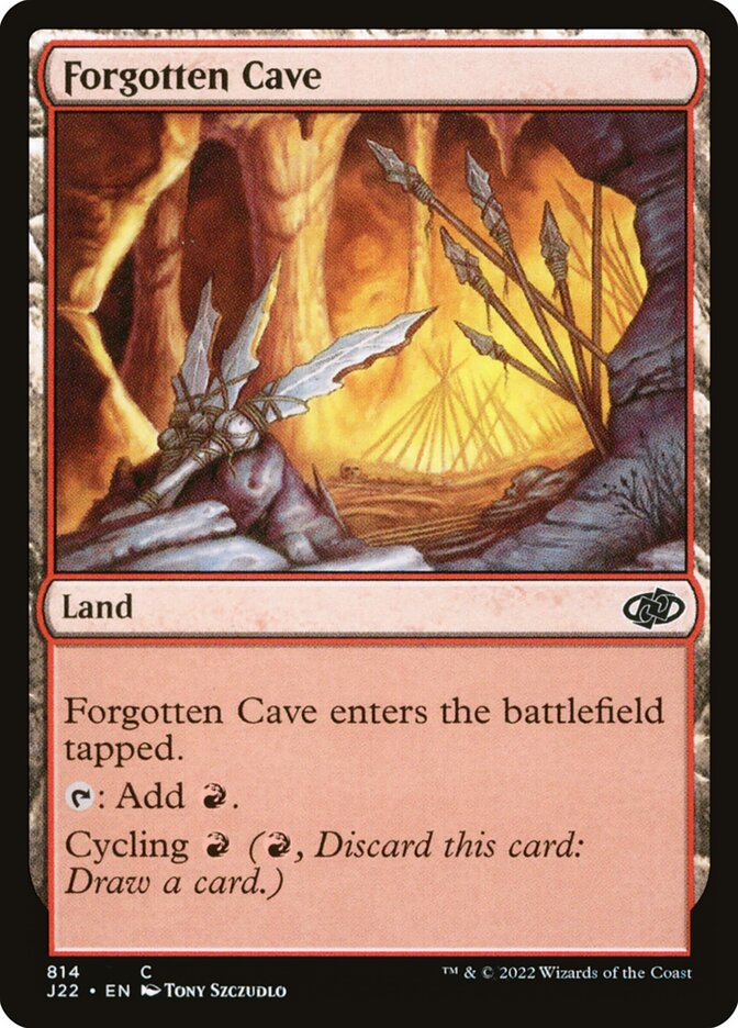 MTG Card Title: Forgotten Cave J22/814