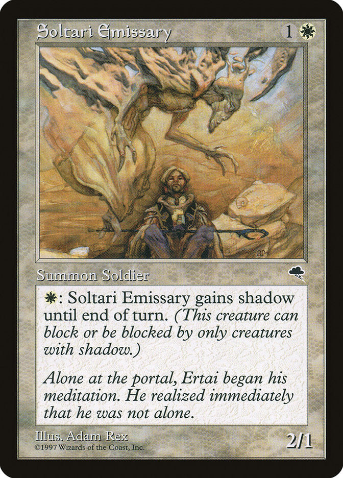 MTG Card Title: Soltari Emissary TMP/42