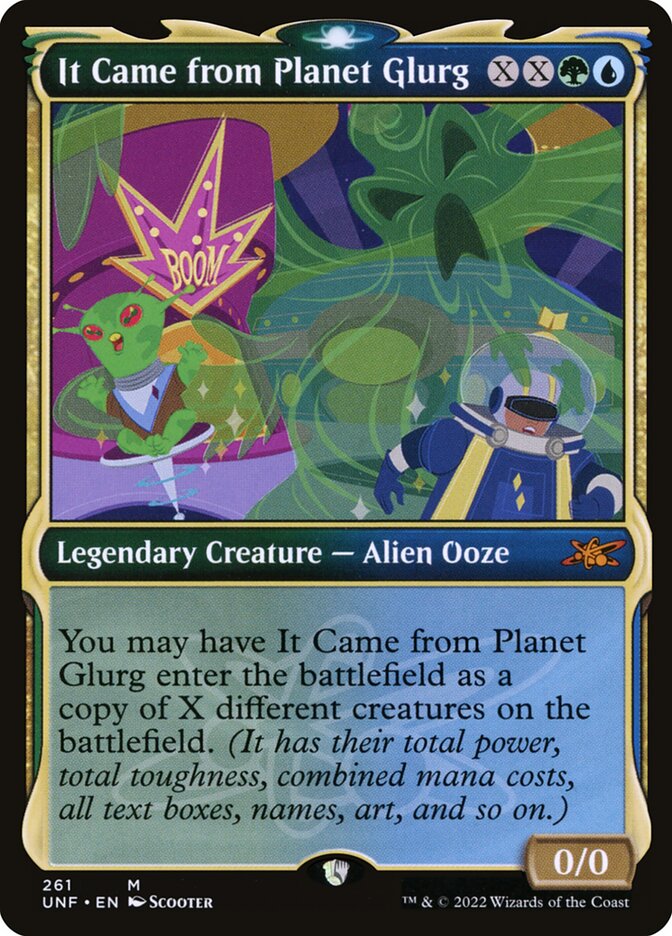 MTG Card Title: It Came from Planet Glurg UNF/261