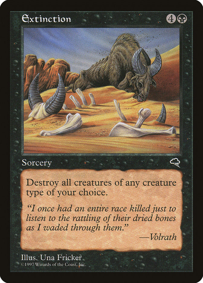 MTG Card Title: Extinction TMP/135