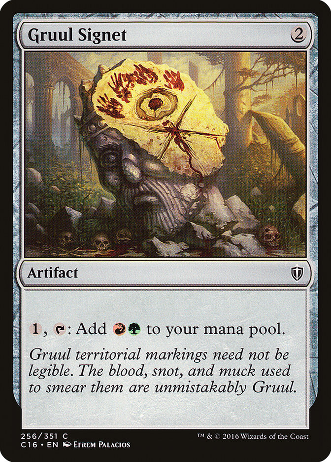 MTG Card Title: Gruul Signet C16/256