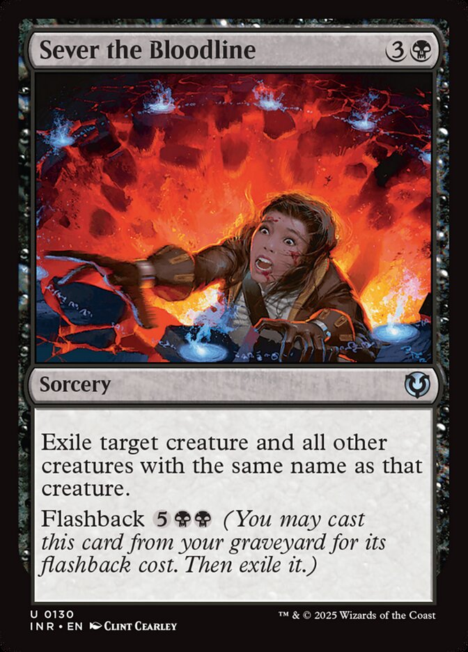 MTG Card Title: Sever the Bloodline INR/130