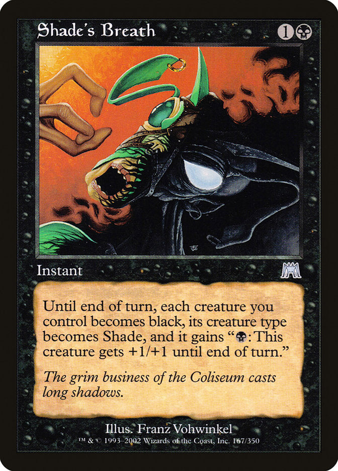 MTG Card Title: Shade's Breath ONS/167