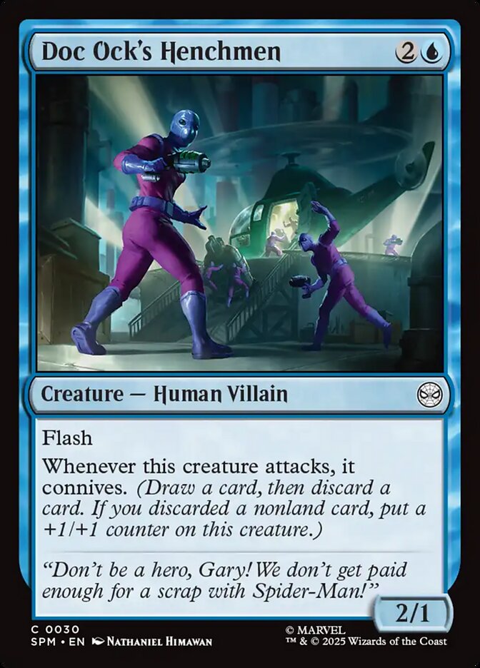 MTG Card Title: Doc Ock's Henchmen SPM/30