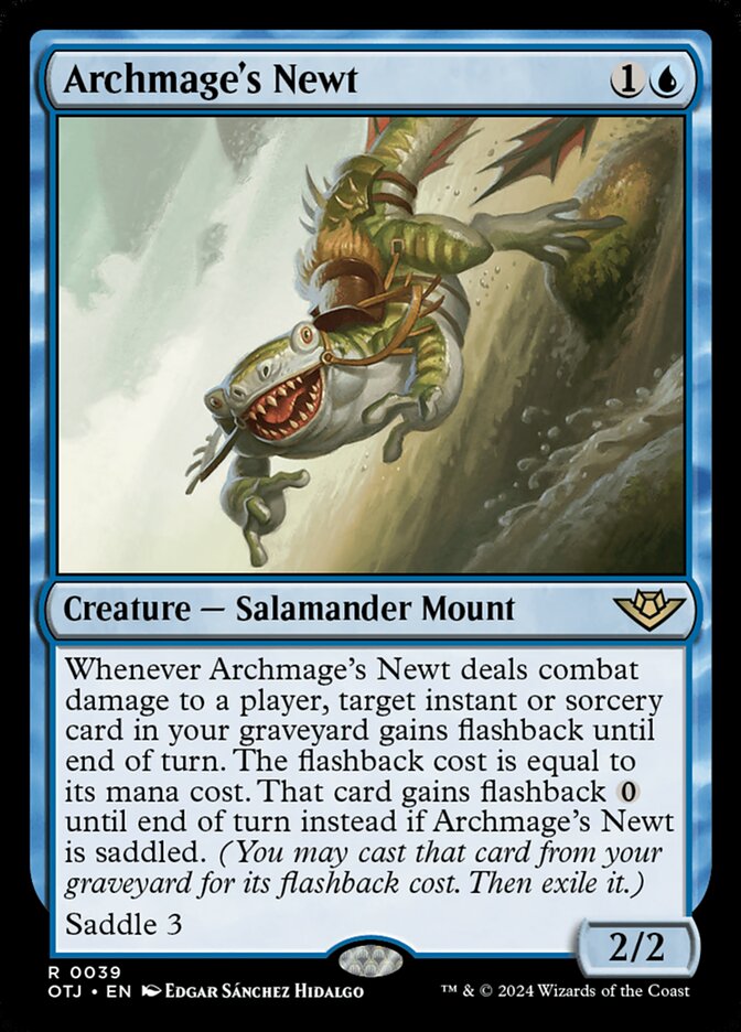 MTG Card Title: Archmage's Newt OTJ/39