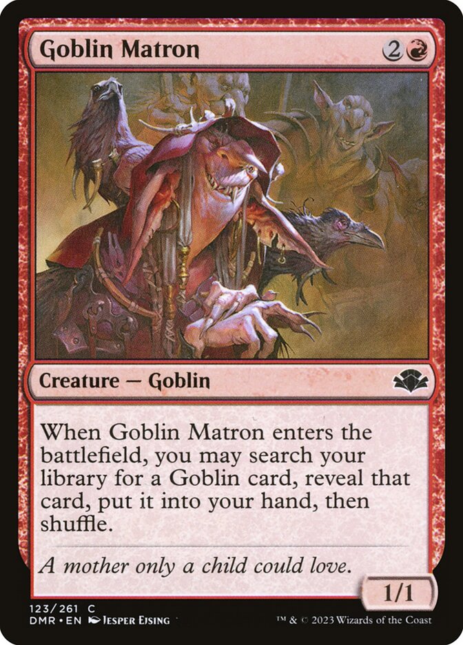 MTG Card Title: Goblin Matron DMR/123