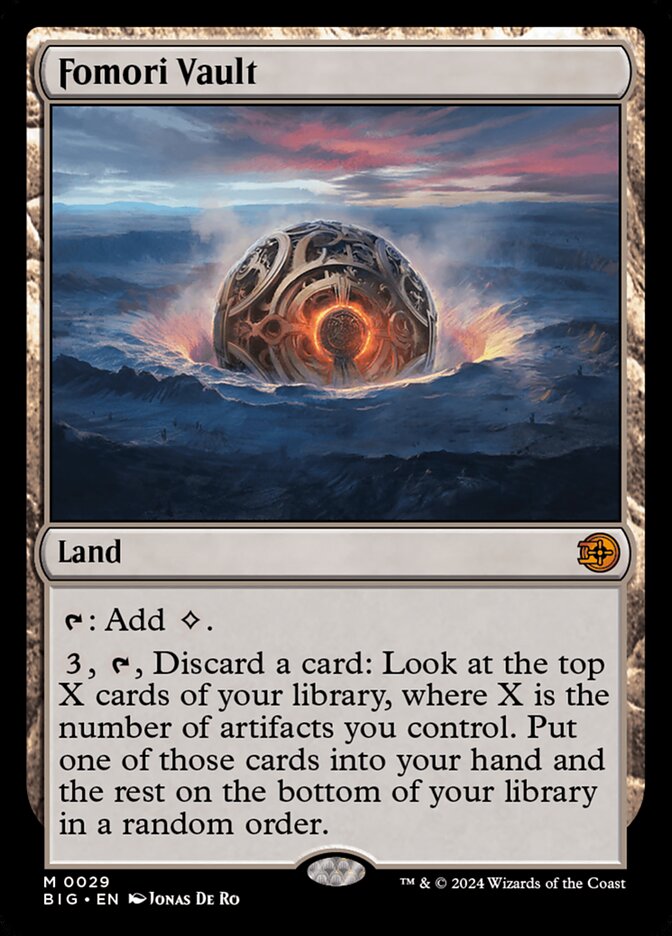 MTG Card Title: Fomori Vault BIG/29