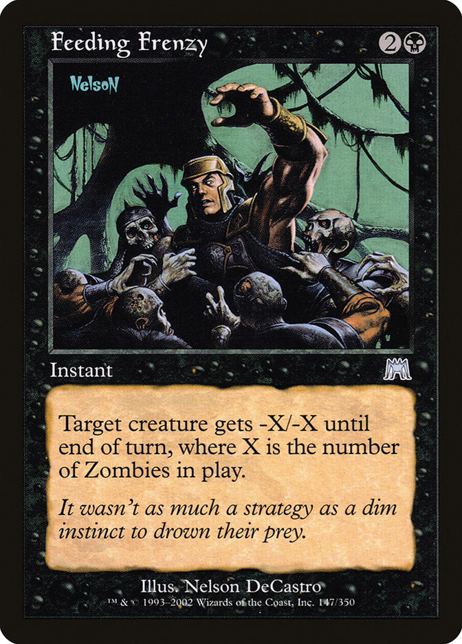 MTG Card Title: Feeding Frenzy ONS/147