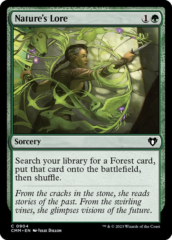 MTG Card Title: Nature's Lore CMM/904
